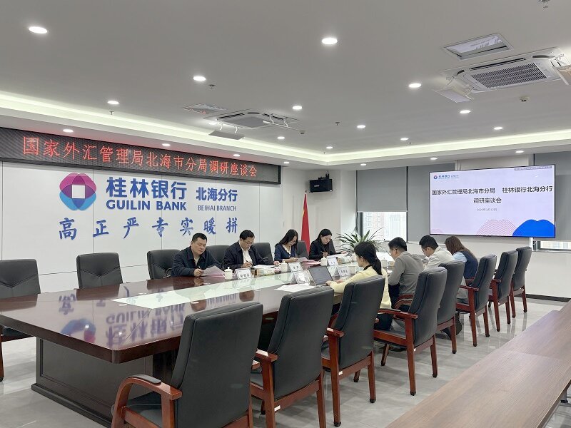 互聯網-北海市分局-國家外匯管理局北海市分局前往銀行調研督導外匯管理工作-20250312（桂林銀行）.jpg